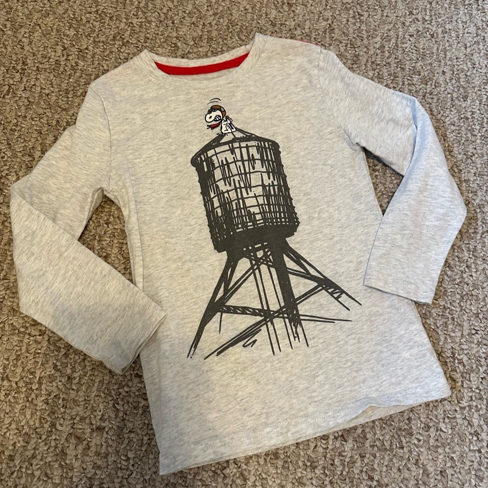 Kids Snoopy Long Sleeve Shirt